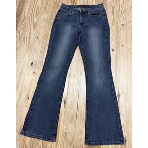 Bogari Jeans Bootcut Flare Denim Women's Blue Mid Rise 27x30.5